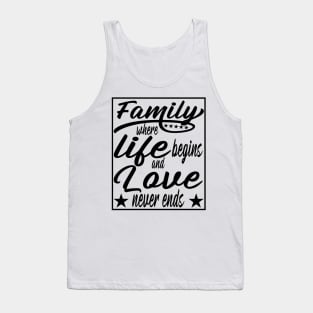 Family Children Families Marriage Starting Tank Top